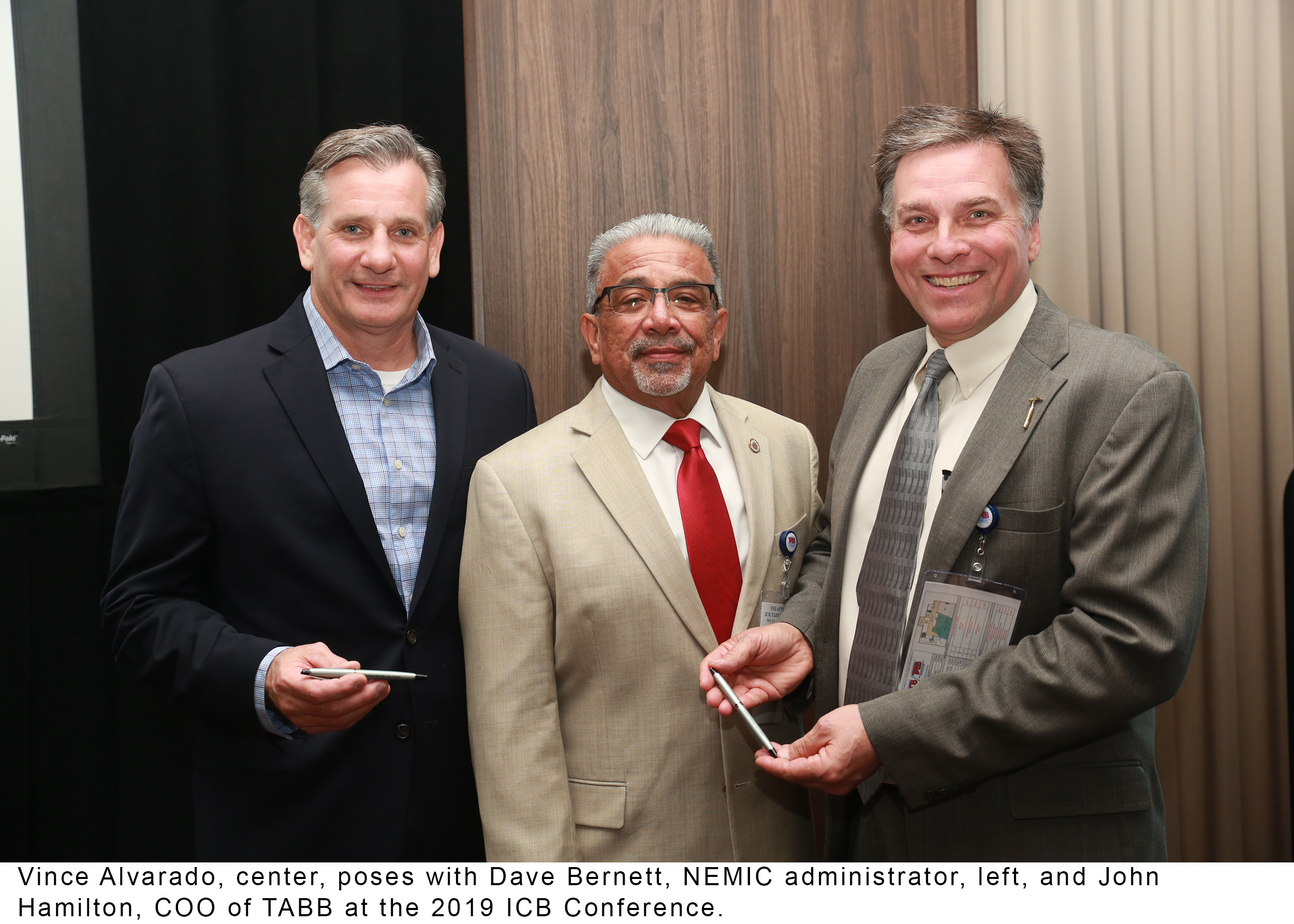 ICB conference photo with Vince Alvarado