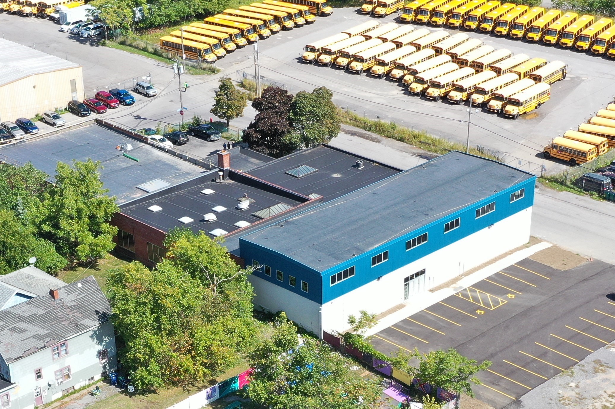 Ariel shot of Local 71