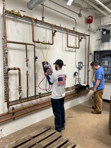 Picture of stand-alone hydronic testing board.